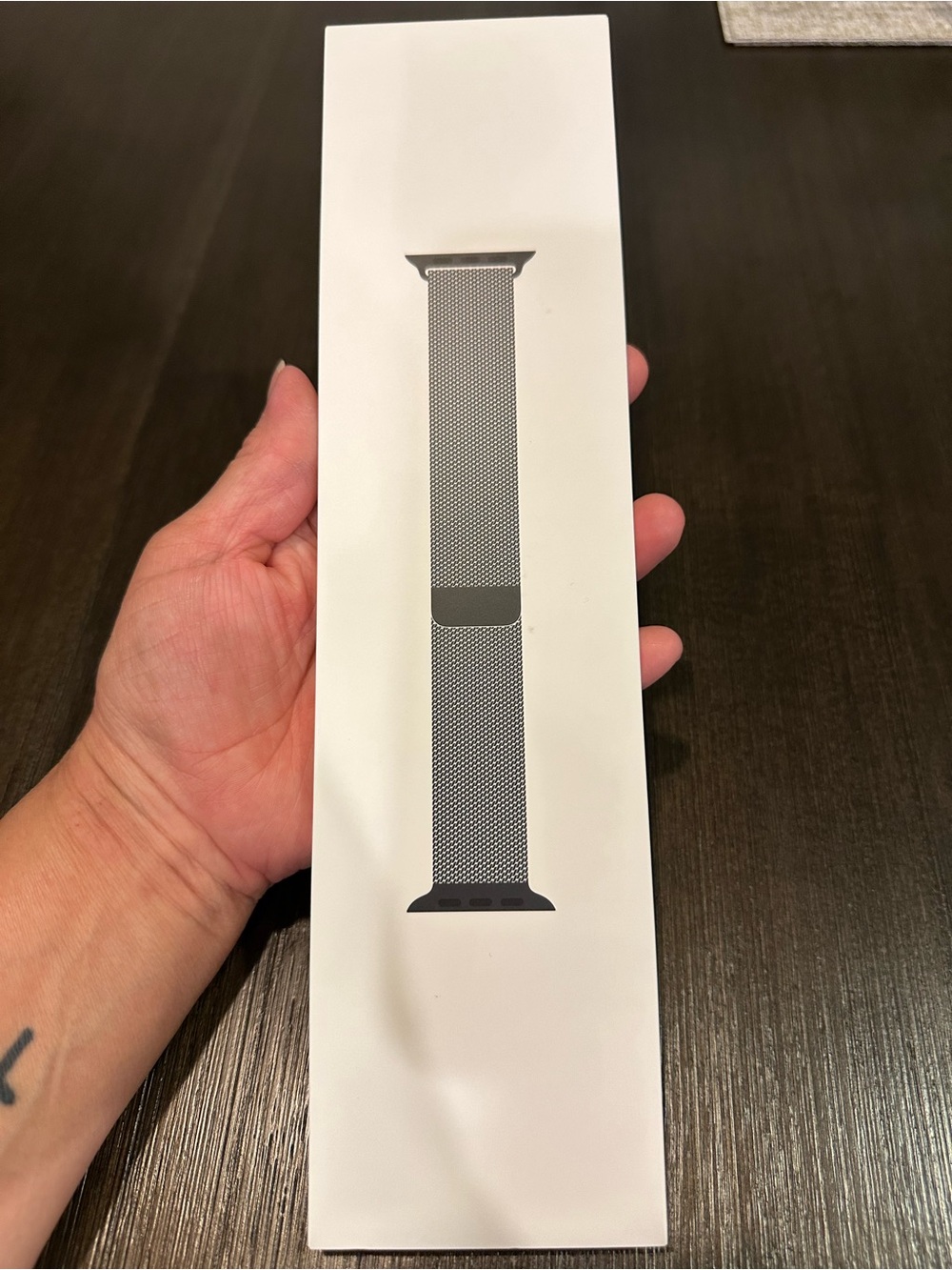 Apple Space Black Stainless Steel Milanese Loop Strap 44mm for Watch Series 5